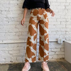 Lisa Says Gah Robyn Jean in Brown/Ivory Cow